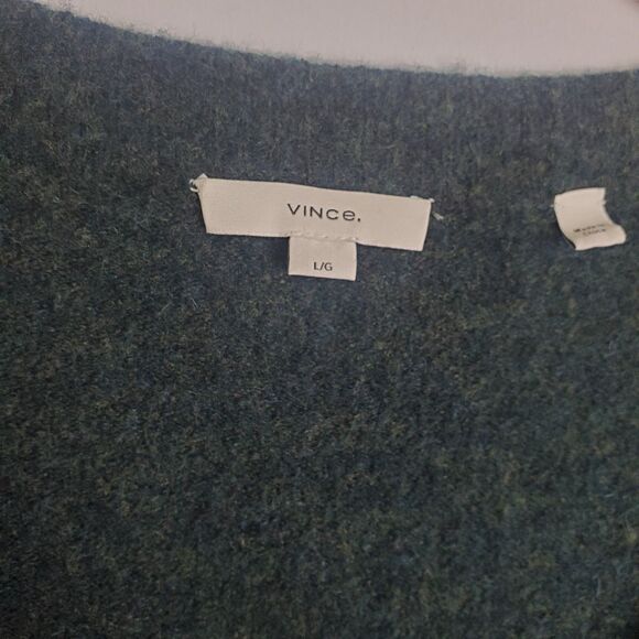 Vince Merino Wool Alpaca Blend V-Neck Sweater - Size Large - Picture 7 of 8